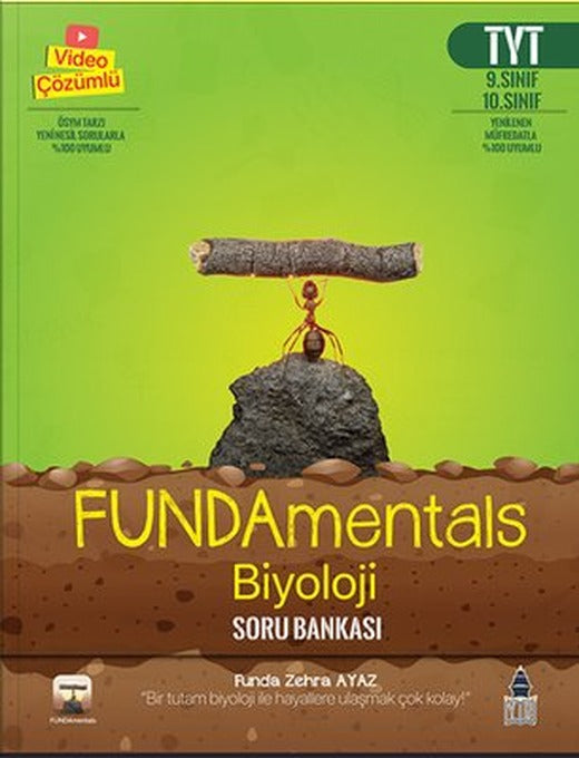 TYT Fundamentals Biyoloji Soru Bankası | FUNDAmentals (İnce Kapak)