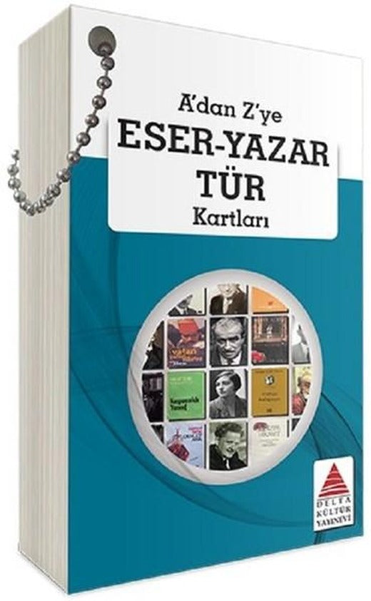 A'dan Z'ye Eser-Yazar Tür Kartları | Delta Kültür-Eğitim (İnce Kapak)