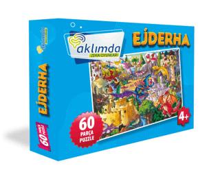 60 Parça Puzzle - Ejderha | Aklımda Zeka Oyunları - Resim 1
