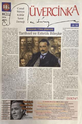 Üvercinka Dergisi Sayı: 115 -116 Mayıs - Haziran 2024 | Üvercinka Dergisi (Ciltsiz)  - Resim 1