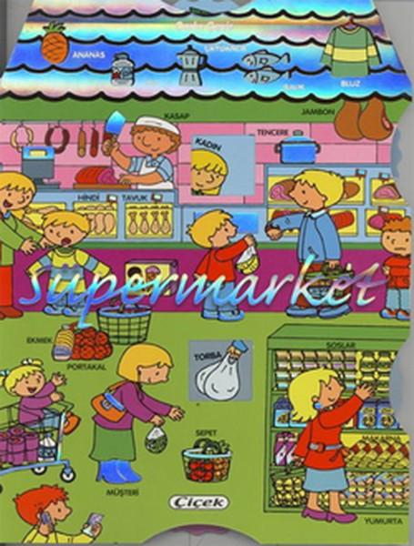 Çarkı Çevir Dizisi - Süpermarket | Çiçek Yayıncılık (Ciltli)  - Resim 1