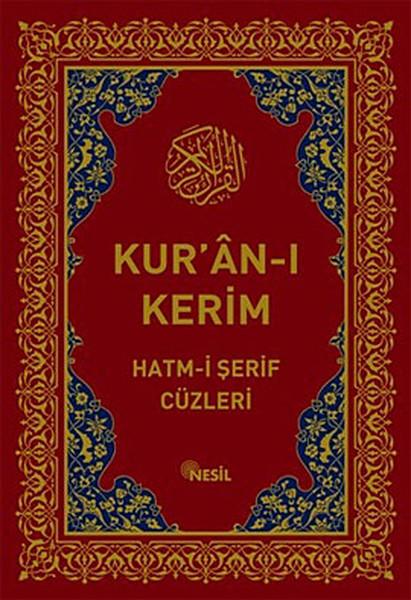 Kur'an-Kerim Hatm-i Şerif Cüzleri (Kutulu) | Nesil Yayınları - Kuran-ı Kerim Mealleri Dizisi (İnce Kapak)  - Resim 1