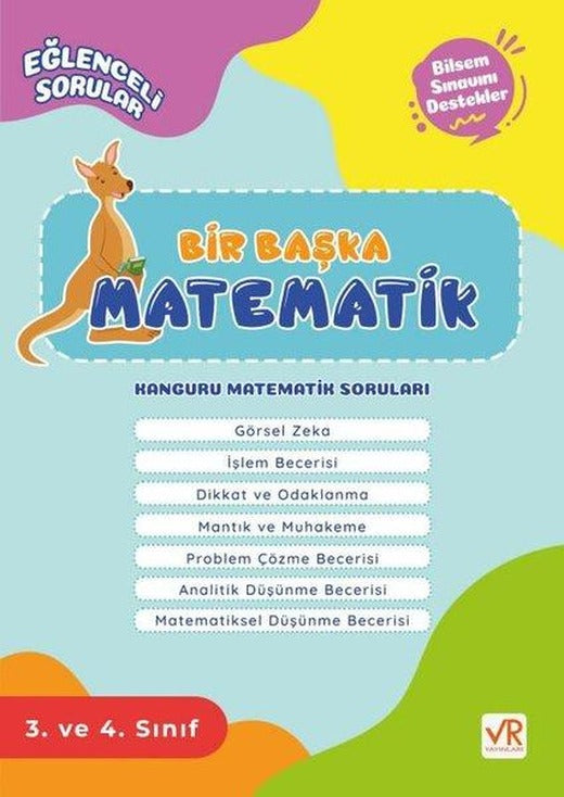 Bir Başka Matematik 3. ve 4. Sınıf - Kanguru Matematik Soruları | VR Yayınları (İnce Kapak)