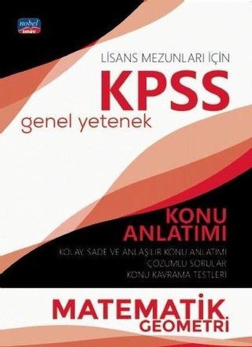 KPSS Genel Yetenek Matematik Geometri Konu Anlatımı-Lisans Mezunları İçin | Nobel Sınav (İnce Kapak)