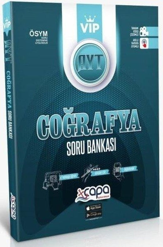 AYT Coğrafya Soru Bankası | Çapa Yayınları (İnce Kapak)