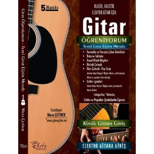 Gitar Öğreniyorum-Temel Gitar Eğitim Metodu | Beste Yayınları