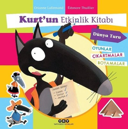 Kurt'un Etkinlik Kitabı - Dünya Turu | Yapı Kredi Yayınları