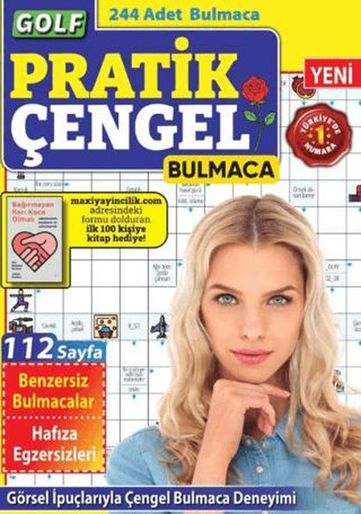 Golf Pratik Çengel Bulmaca 01 | Maxi Yayıncılık (Ciltsiz)