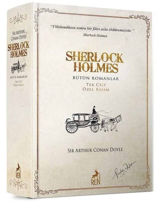 Sherlock Holmes Bütün Romanlar Tek Cilt Özel Basım | Ren Kitap (İnce Kapak)