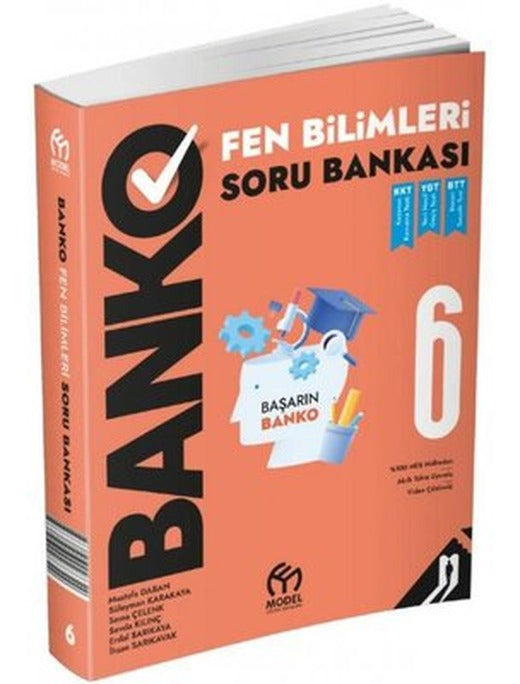 6. Sınıf Banko Fen Bilimleri Soru Bankası | Model Eğitim Yayınları (İnce Kapak)