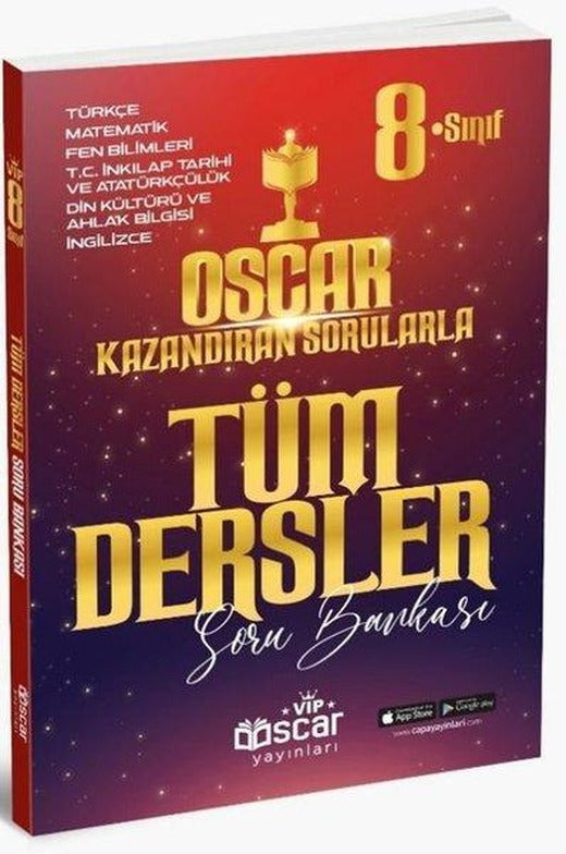 8. Sınıf Tüm Dersler Soru Bankası | VIP Oscar Yayınları (İnce Kapak)