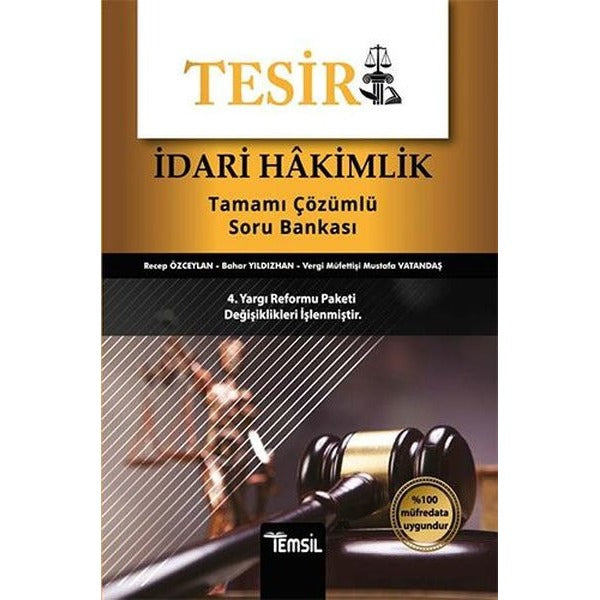 Tesir İdari Hakimlik Tamamı Çözümlü Soru Bankası | Temsil Kitap (Ciltsiz)