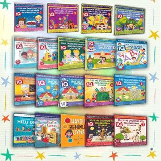 Çocuklar İçin Çoklu Zeka Oyunları (19 Kitap) | Ekinoks Yayın Grubu (Ciltsiz)
