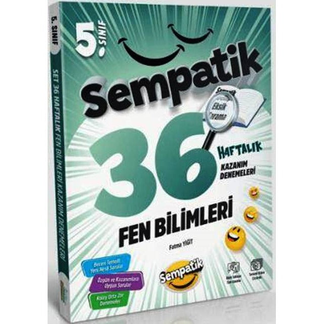 5.Sınıf Fen Bilimleri 36 Haftalık Kazanım Denemeleri