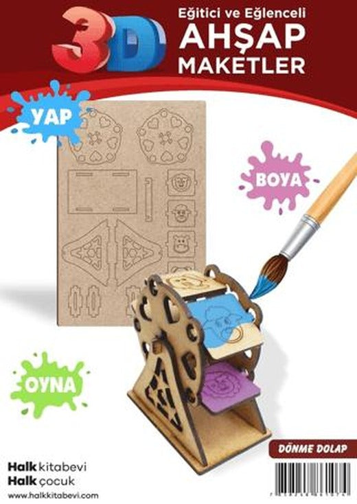 Dönme Dolap Ahşap Maket | Halk Kitabevi
