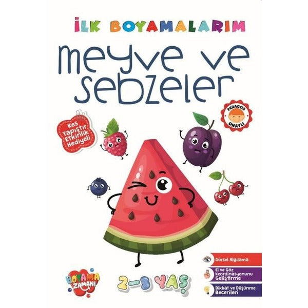 İlk Boyamalarım – Meyve ve Sebzeler
