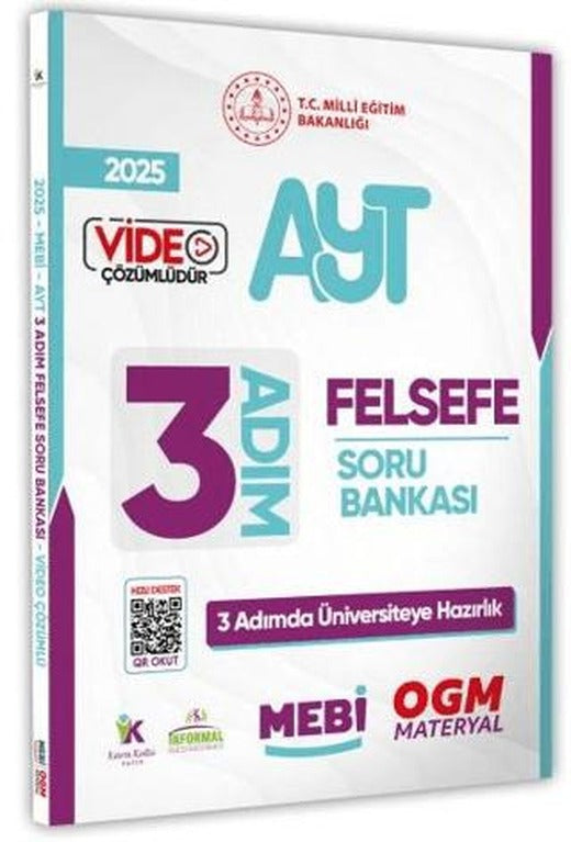 2025 AYT MEBİ-OGM 3 ADIM Felsefe Soru Bankası Video Çözümlü