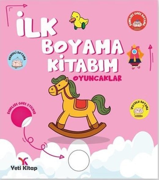 İlk Boyama Kitabım - Oyuncaklar | Yeti Kitap (İnce Kapak)