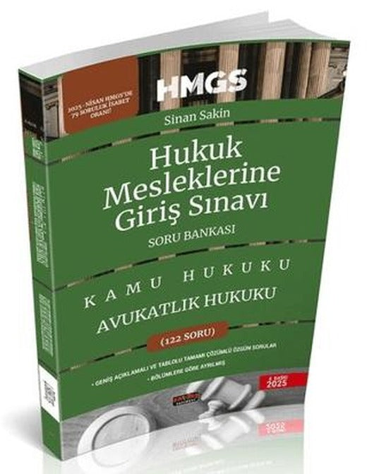 HMGS Avukatlık Hukuku Soru Bankası | Savaş Yayınevi (Ciltsiz)