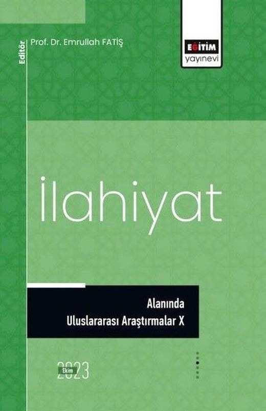 İlahiyat Alanında Uluslararası Araştırmalar 10 | Eğitim Yayınevi (İnce Kapak)