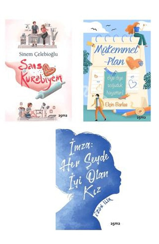 Romantiklere Özel Set (3 Kitap) | 25m2 Kitap (Ciltsiz)