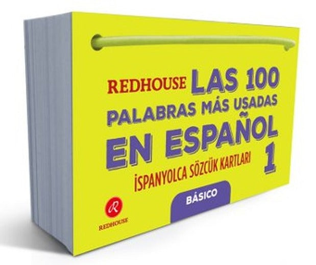 Las 100 Palabras Mas Usadas En Espanol - İspanyolca Sözcük Kartları 1 | Redhouse Yayınları