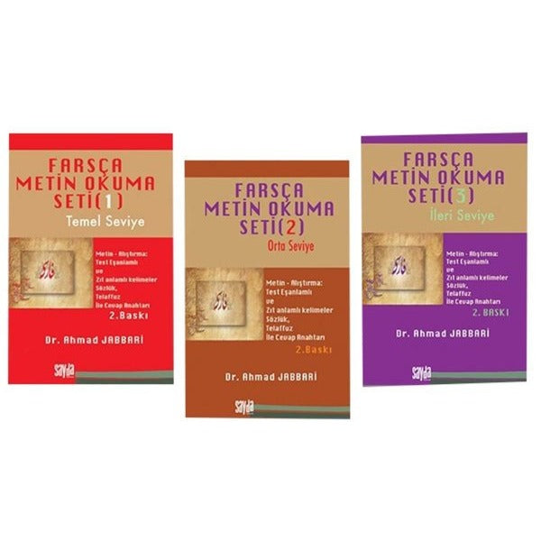 Farsça Metin Okuma Seti - 3 Kitap Takım | Sayda Yayıncılık (İnce Kapak)