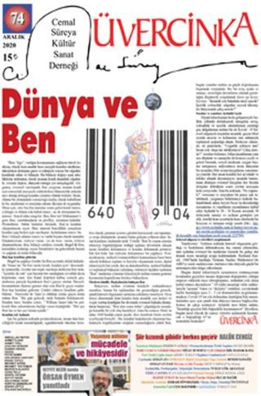 Üvercinka Dergisi Sayı: 74 Aralık 2020 | Üvercinka Dergisi (Ciltsiz)