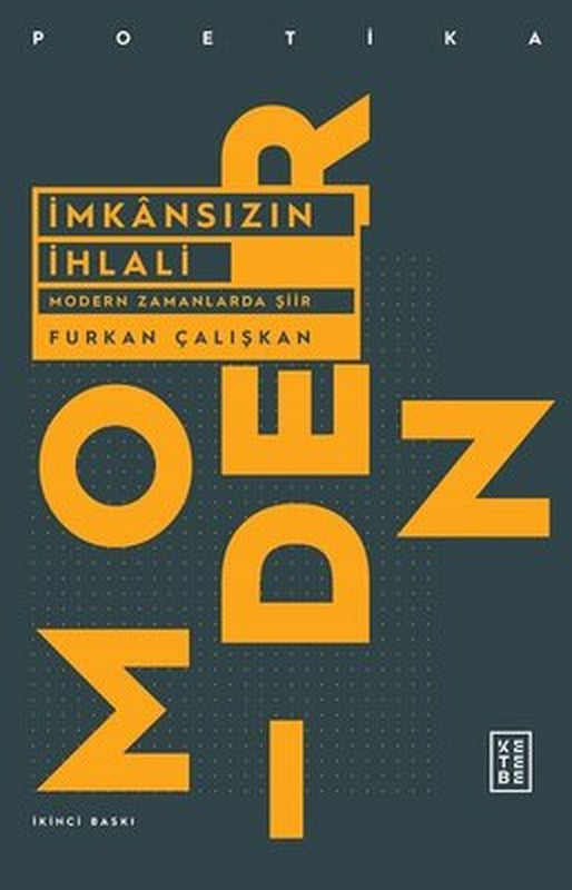 İmkansızın İhlali-Modern Zamanlarda Şiir | Ketebe Yayınları