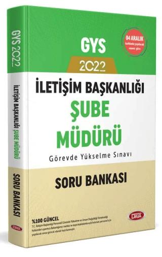 İletişim Başkanlığı GYS Şube Müdürü Soru Bankası | Data Yayınları (Ciltsiz)  - Resim 1