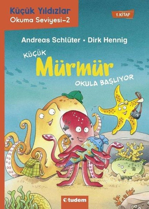 Küçük Mürmür Yüzme Yarışına Katılıyor - Küçük Yıldızlar Okumu Seviyesi 2 | Tudem Yayınları (İnce Kapak)