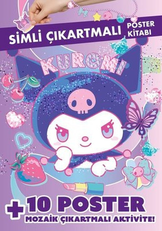 Kuromi Simli Çıkartmalı Poster Kitabı | Doğan Çocuk (İnce Kapak)