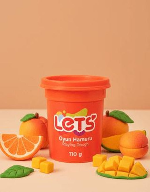 Let's Oyun Hamuru Turuncu 110g | Lets