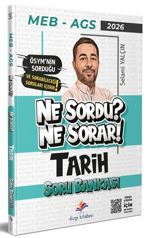 2026 MEB-AGS Tarih Soru Bankası Çözümlü | Dizgi Kitap (Ciltsiz)