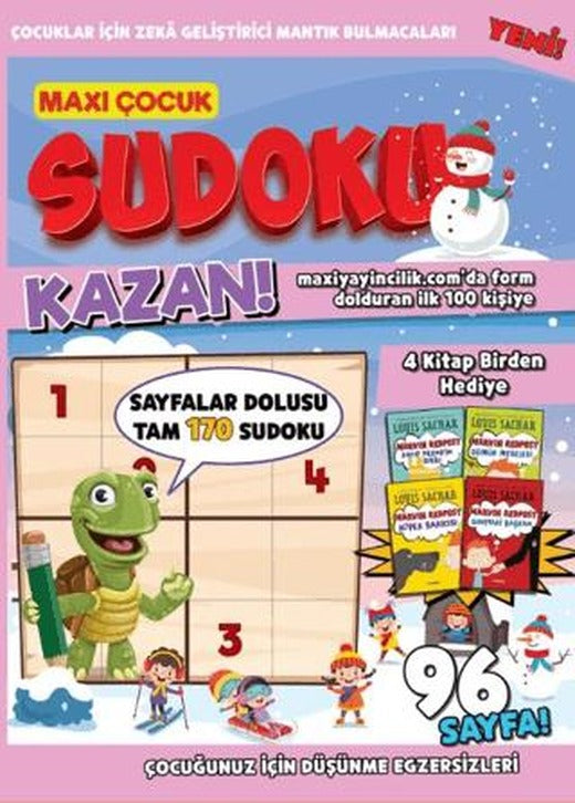 Maxi Çocuk Sudoku 12 | Maxi Yayıncılık (Ciltsiz)