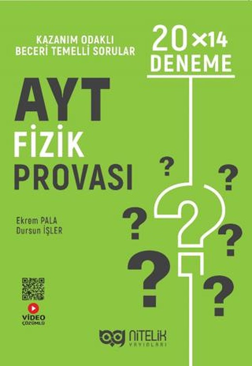 AYT Fizik Provası 20-14 Deneme | Nitelik Yayınları (Ciltsiz)