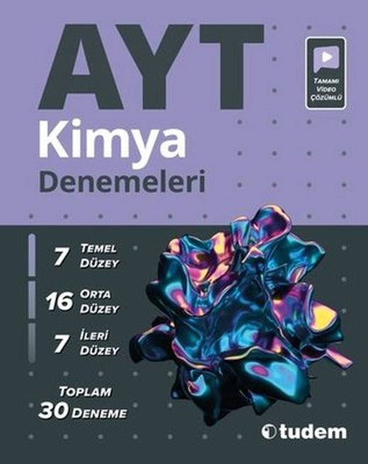 AYT Kimya Denemeleri | Tudem Yayınları - Ders Kitapları