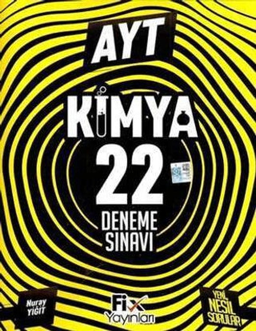 AYT Kimya 22 Denemeleri | Fix Yayınları (Ciltsiz)