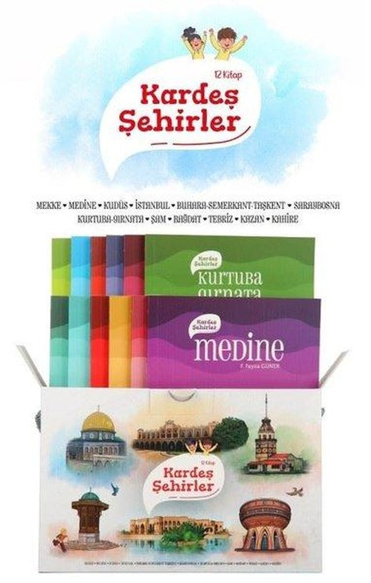 Kardeş Şehirler - 12 Kitap Takım Kutulu | Türkiye Diyanet Vakfı Yayınları (İnce Kapak)