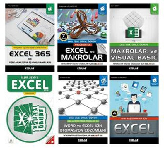 Süper Excel Eğitim Seti 2 | Kodlab Yayın Dağıtım (Ciltsiz)