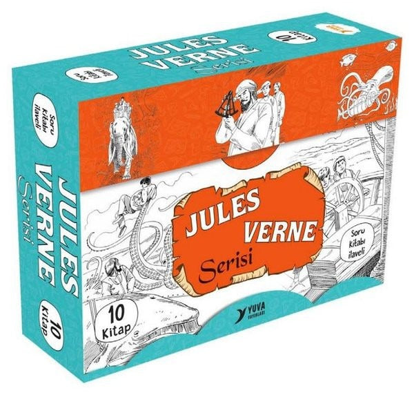 4. Sınıf Jules Verne Serisi Seti - 4 Kitap Takım | Yuva (İnce Kapak)
