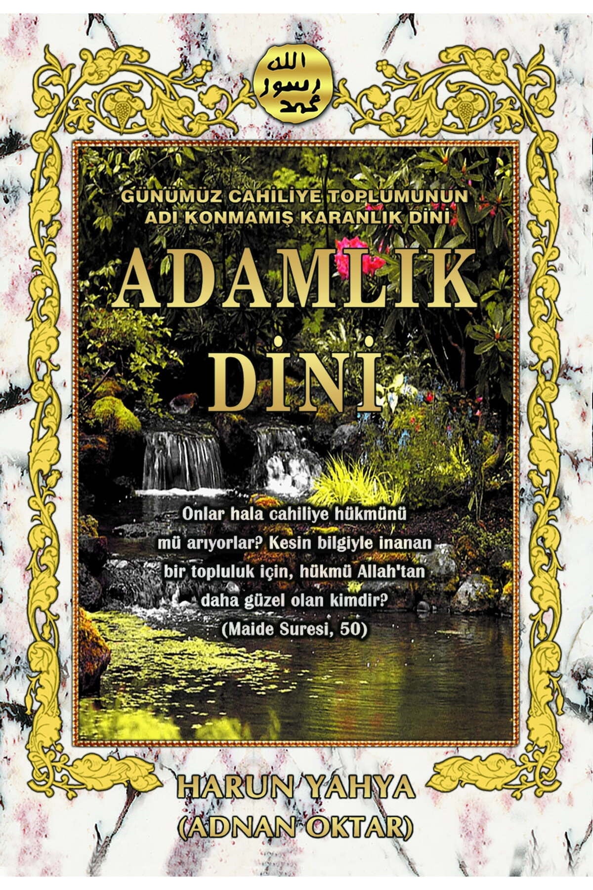 Adamlık Dini - Harun Yahya kitap kapağı