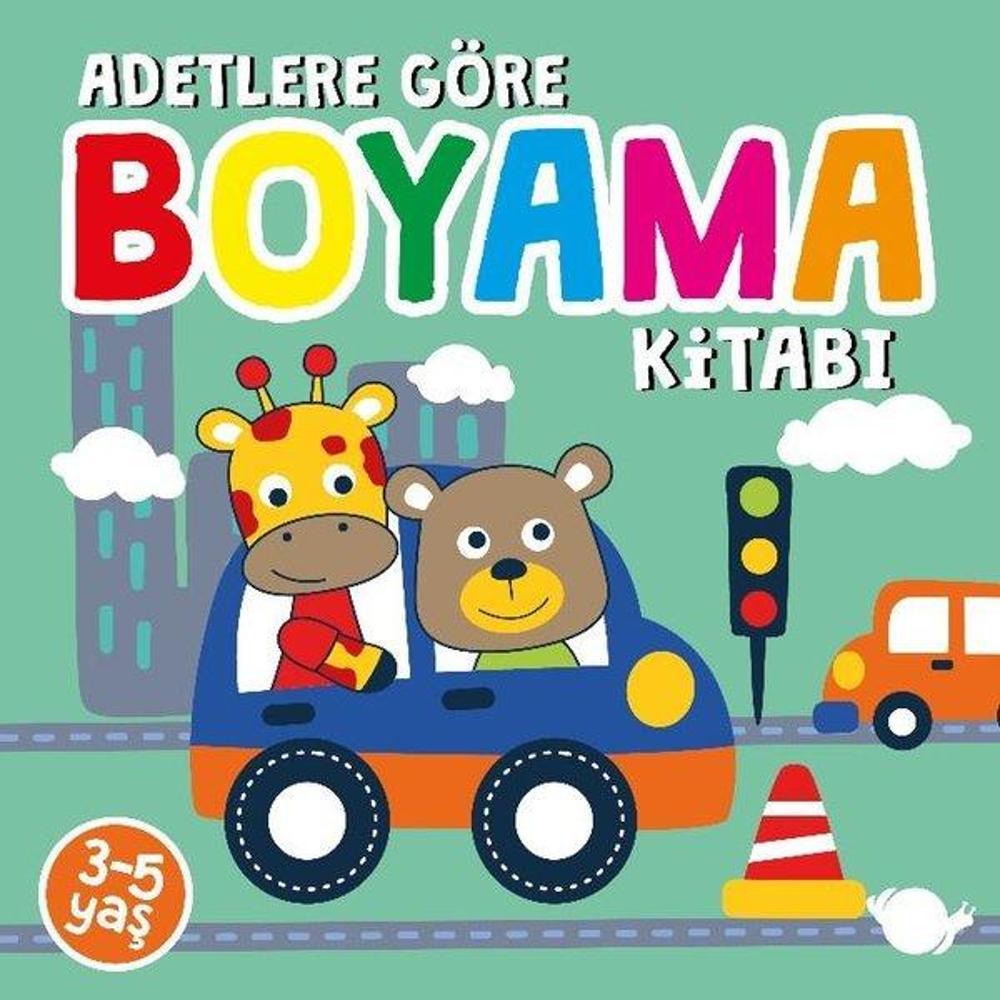 Adetlere Göre Boyama Kitabı 3-5 Yaş | Çikolata Yayınevi