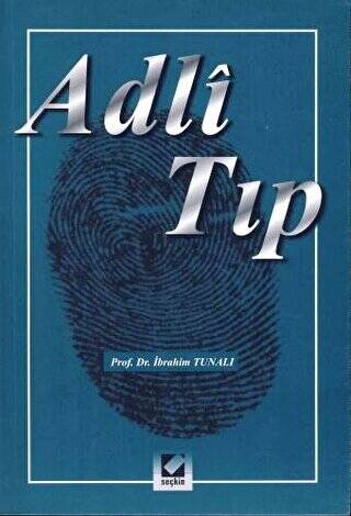 Adli Tıp - İbrahim Tunalı kitap kapağı