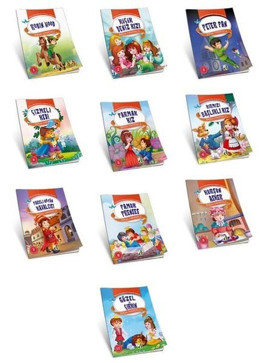 Balım Masallar-10 Kitap Takım | Damla Yayınevi (İnce Kapak)