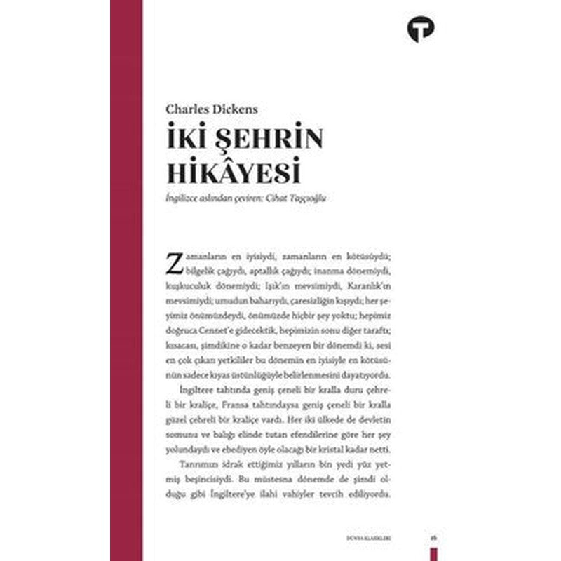 İki Şehrin Hikayesi | Turkuvaz Kitap
