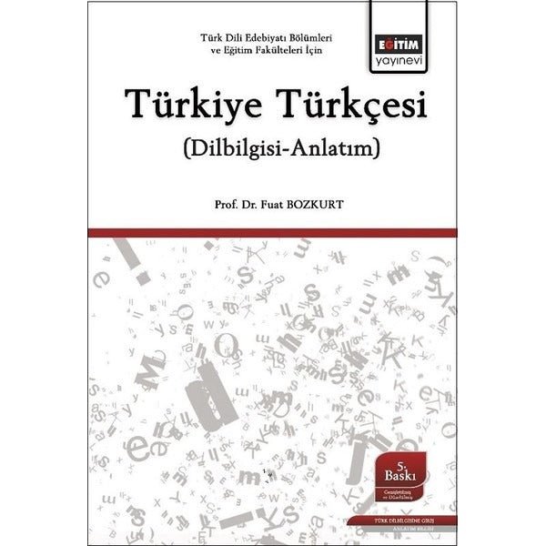 Türkiye Türkçesi | Eğitim Yayınevi (İnce Kapak)