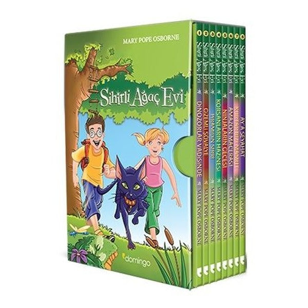 Sihirli Ağaç Evi Kutulu Seti - 8 Kitap Takım | Domingo Yayınevi (İnce Kapak)