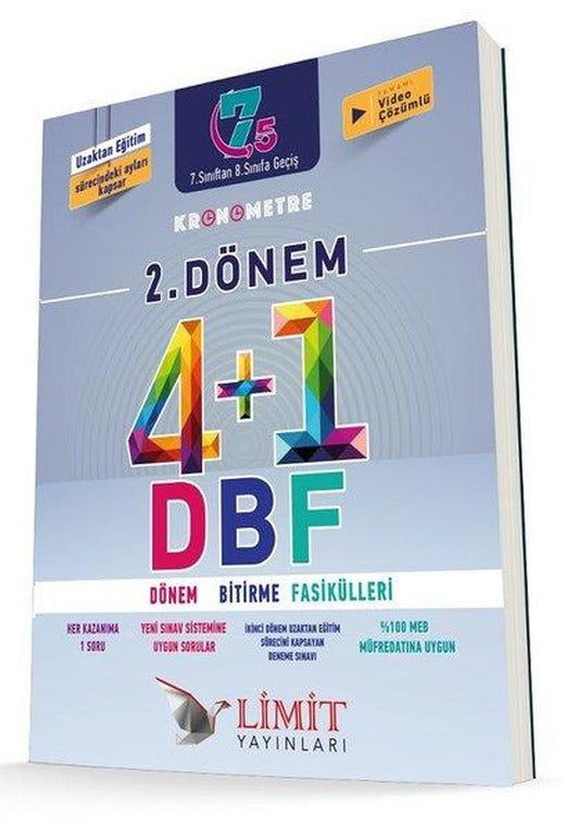 Kronometre 75 4+1 2.Dönem Bitirme Fasikülleri | Limit Yayınları (İnce Kapak)