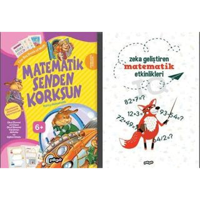 Matematik Seti (2 Kitap Takım) | Pogo Çocuk (Ciltsiz)